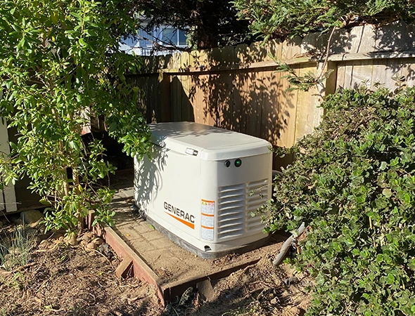 Emergency backup generator services in Menlo Park