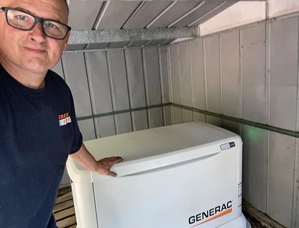 generator installation solution by Charles Electric