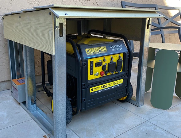 secure portable generator solution