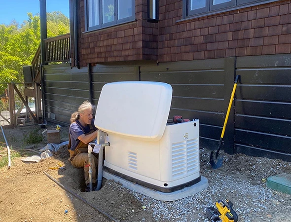 Whole Home Generator Installation in Los Altos